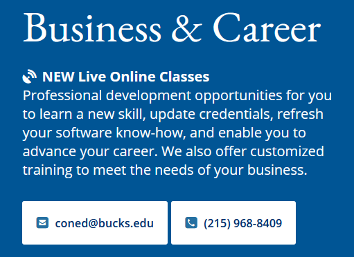 Click for BCCC Business