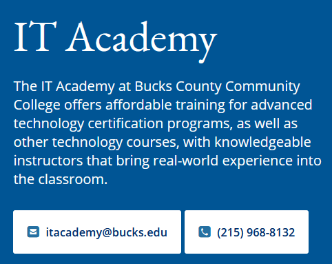 Click for BCCC IT Academy